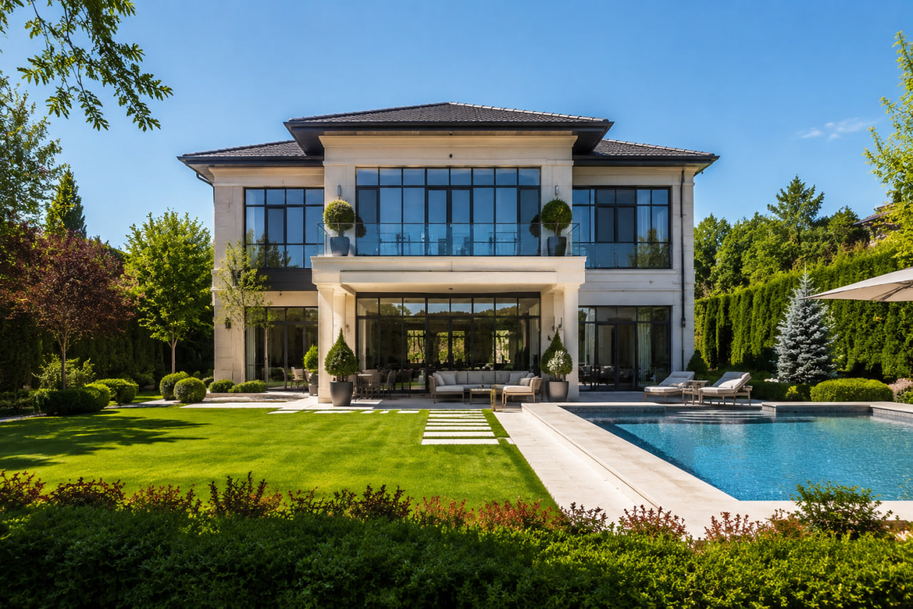 Villa moderna a Roma Nord
